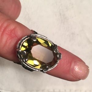 Silpada Swarovski crystal ring.